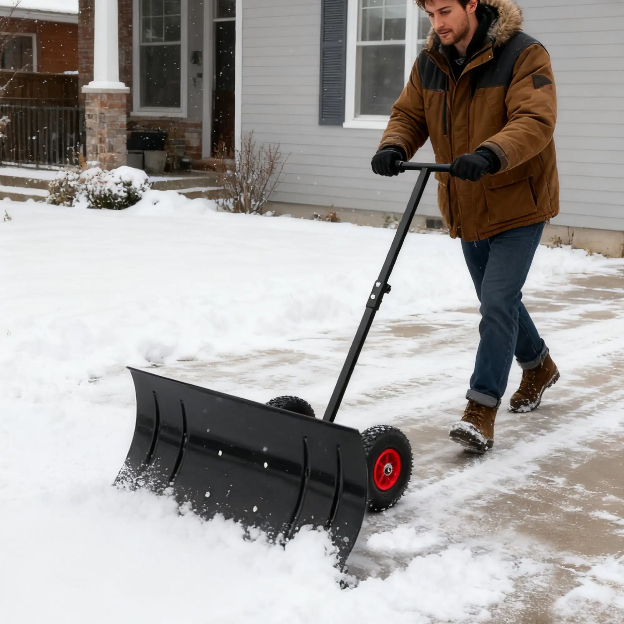 Wheeled Snow Shovel