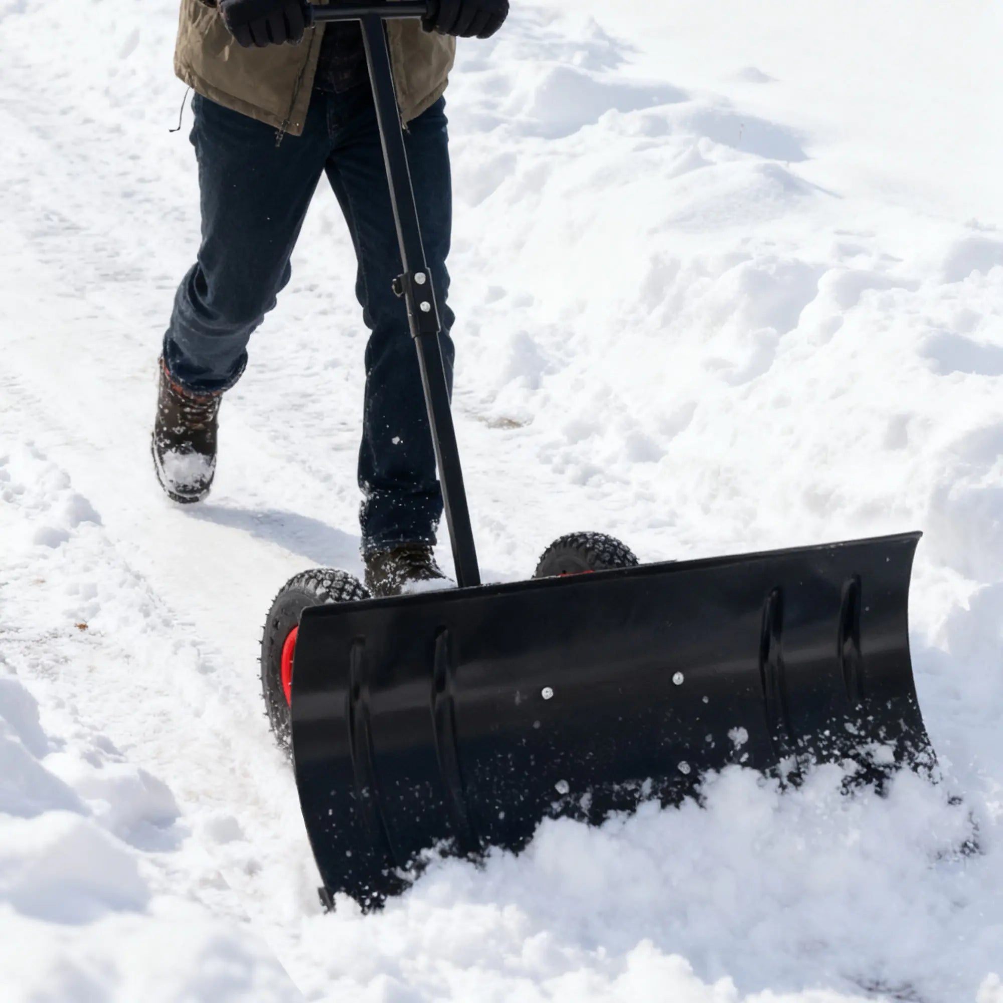 Wheeled Snow Shovel